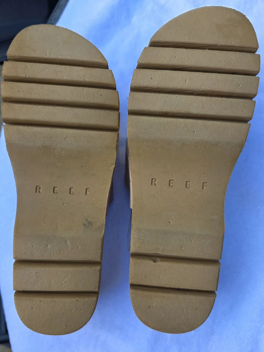 Reef Women’s Platform Cork Thong Sandals in Nude